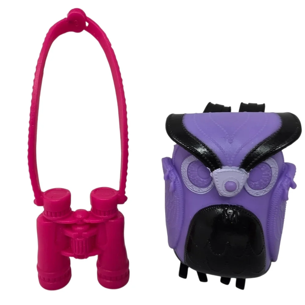 Owl Backpack Purple Binoculars Lot of 2